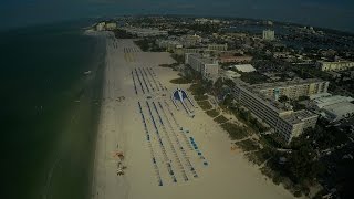 Tradewinds Island Resort  St Pete Beach Aerial [upl. by Yeslehc]