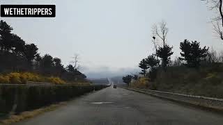 Driving on Pyongyang Kaesong Highway  North Korea Travel [upl. by Cleve730]