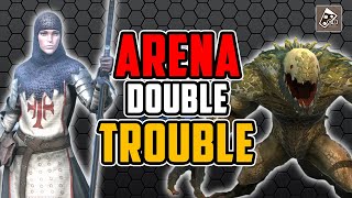 Farming Gold IV ARENA with SAURUS and SISTER MILITANT  RAID SHADOW LEGENDS [upl. by Gurl]