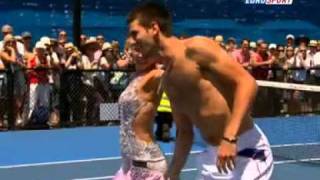 Novak Djokovic and Kym Johnson  dancing lessons [upl. by Nyad]