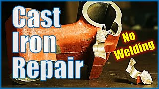 How to Repair Cast Iron Without Welding Carbon Fibre Composite Repair on Bridgeport Milling Machine [upl. by Nnaeilsel]