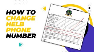 How to Change HELB Phone Number  Form Link [upl. by Afatsom]