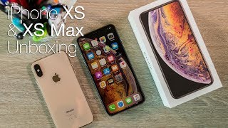 iPhone XS amp XS Max unboxing setup amp comparison [upl. by Hyacinthia]