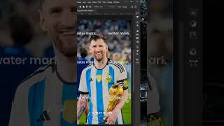 How to Remove Watermark in Photoshop  Photoshop Tutorial shorts photoshop [upl. by Wilt582]