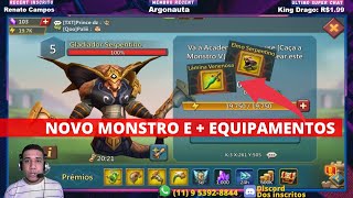 GLADIADOR SERPENTINO NOVO MONSTRO  CONJUNTOS  LORDS MOBILE [upl. by Attenat282]