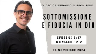 06 NOVEMBRE 2024 Calendario cristiano IL BUON SEME [upl. by Lisk]