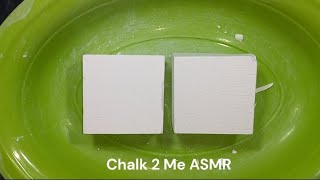 Crispy White Fresh Plain Jane Gym Chalk Blocks Crush 2x The Speed ASMR  SLEEP AID  SATISFYING [upl. by Durrell]