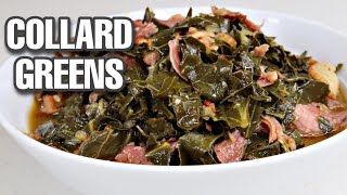 The MOST Delicious Southern Collard Greens  How To Make Collard Greens [upl. by Darra167]