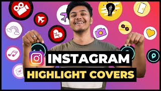 How To Create Instagram Story Highlight Covers  Make Instagram Highlight Icons Quick amp Easy [upl. by Hertzog86]