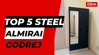 Top 5 Best Steel Godrej Almirahs 2022sliding2 door￼ 3 Door ￼6 fit 8 fit ￼ powder coated paint [upl. by Llednohs]