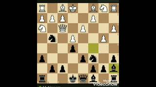 King Pawn opening Leonardis Variation [upl. by Gombosi]