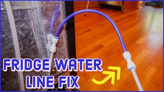 How to Fix ANY Fridge Water Line [upl. by Mose]