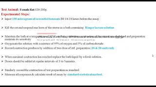 Bioassay Oxytocin [upl. by Selby953]