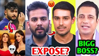 MOST Embarrassing Moment CAUGHT on LIVE 💀 Elvish Yadav ROAST Dhruv Rathee Bhuvan Bam Vivek B [upl. by Silbahc]