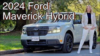 2024 Ford Maverick Hybrid review  Still the one to beat [upl. by Linskey]