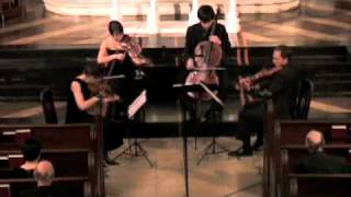 Attacca Quartet Plays Haydn Op 20 no 1  First Movement [upl. by Ahsaz]