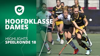 Highlights Hoofdklasse Dames  20212022  Speelronde 18 [upl. by Inilam]