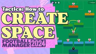 How To Create Space in a 433 Formation FM24 Tactics [upl. by Diver]