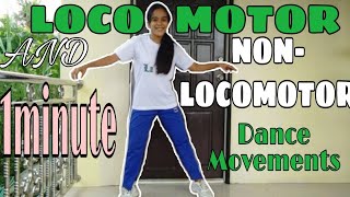 LOCOMOTOR AND NONLOCOMOTOR DANCE MOVEMENTS [upl. by Ola]