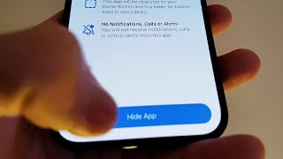 How to Hide and Unhide Apps on ANY iPhone [upl. by Florentia]