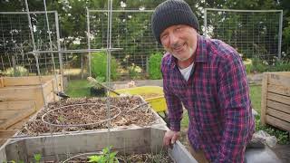 How To Line Raised Garden Beds Without Plastic Or Weed Mat [upl. by Costin110]