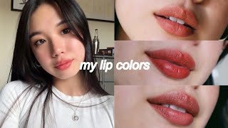 my favorite lip products 🍉 daily lip [upl. by Reham933]