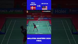 Viktor AXELSEN Vs LEE Zii Jia  Final Malaysia Masters 2024 viktoraxelsen leeziijia [upl. by Shore]