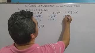 18 DIVISION DE NUMEROS ENTEROS POSITIVOS NEGATIVOS Y EL CERO 7° GRADO CUADERNILLO [upl. by Duffy]