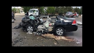 EXTREME Car Crash Compilation 2024 CRAZY CONTENT carcrash dashcam extreme [upl. by Melquist]