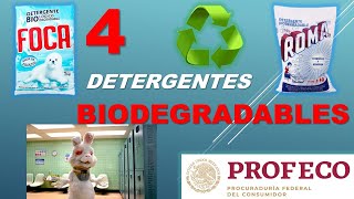 Los 4 mejores detergentes BIODEGRADABLES [upl. by Tse409]