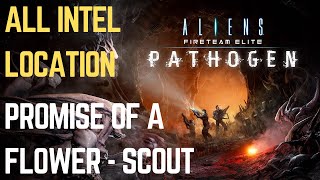 ALIENS FireTeam Elite  Pathogen DLC Promise Of A Flower  Scout Intel Locations [upl. by Jareen]