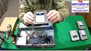 How to Add or Replace the Hard Drive in any NVR or DVR CCTV [upl. by Cristi100]