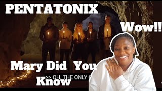 PENTATONIX Mary Did You Know REACTION  First Time Hearing  Christmas Song [upl. by Kelley]