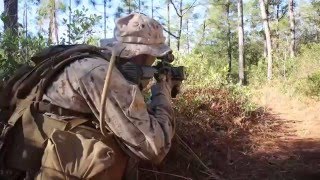 Marines with 2nd LAR conduct patrolling techniques [upl. by Eillas800]