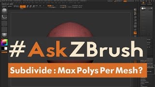 AskZBrush  quotHow can I set my machine to allow me to subdivide to another levelquot [upl. by Asserrac]