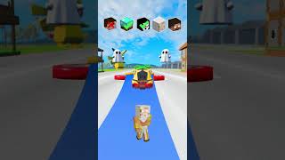 NOOB vs PRO vs HACKER vs HEROBRINE Car Jump Challenge 4 😎 🚗 shorts beamngdrive [upl. by Perkoff356]