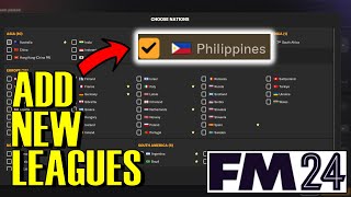 How To Load New Leagues Into Football Manager [upl. by Atteiluj819]