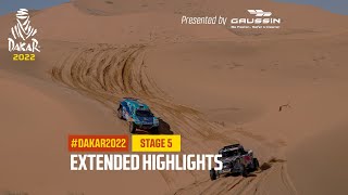 Extended highlights of the day presented by Gaussin  Stage 5  Dakar2022 [upl. by Demetri]