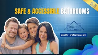 Safe amp Accessible Bathrooms🚿✨Quality Craftsmen  Georgia Bathroom amp Kitchen Remodelers🌟 [upl. by Anayit]