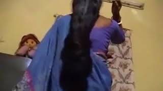 Sukanya Hair care  Jyotsana hairs are 6 feet long and difficult to maintain alone [upl. by Ycniuq]