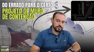 Caso particular de muro de contenção em Alvenaria Estrutural [upl. by Elleined821]