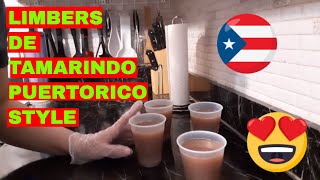 Limbers de tamarindo Puerto Rican style tamarind frozen cups [upl. by Htebharas400]