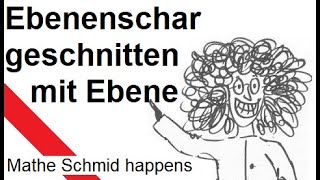 Welche Punkte der x2x3 Ebene liegen in keiner Ebene einer Ebenenschar  Mathematik vom Mathe Schmid [upl. by Notsirk]