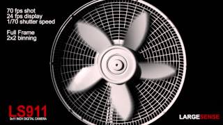 LS911 Rolling Shutter Fan Test 2x2 binning [upl. by Colwin]