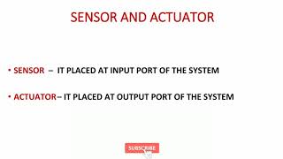 Difference between Sensor and Actuator [upl. by Nilrah247]