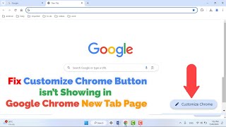 How to Bring Back the Missing “Customize Chrome” Button [upl. by Arabrab45]