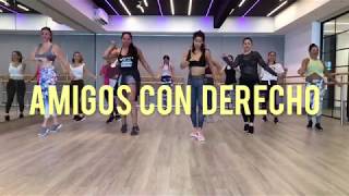 AMIGOS CON DERECHOS  Reik ft Maluma  Coreografía Oficial Dance Workout  DNZ Workout  DNZ Studio [upl. by Annaya]