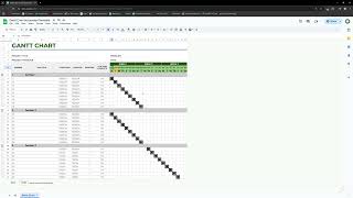 Gantt Chart Automated Template  Congressional App Challenge 2024 [upl. by Timmons913]