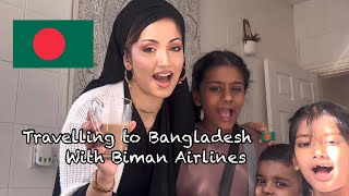 Travelling to Bangladesh with Biman Airlines  Manchester to Sylhet [upl. by Drallim462]