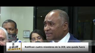 Ratifican cuatro miembros de la JCE uno queda fuera [upl. by Atsed]